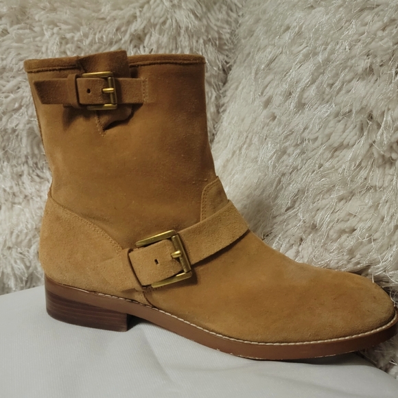 Michael kors suede ankle Boot excellent very cleen 9color tan - Picture 10 of 16